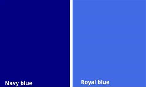 royal blue color vs navy.